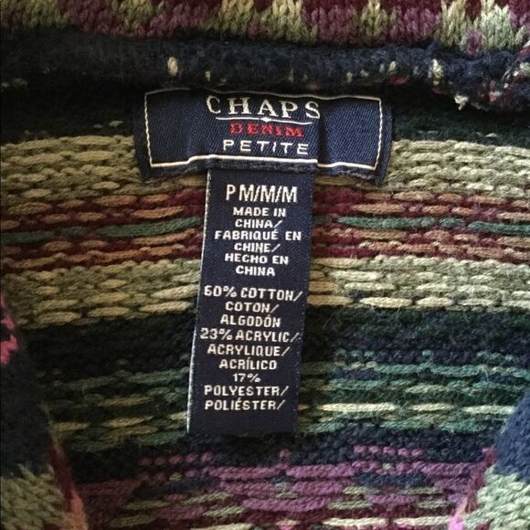 Colorado tribal button up vest geometric collared - Picture 4 of 6